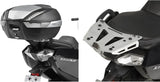 Monokey Trekker Alaska Aluminium Top Case - 56 Lt Trekker Alaska Aluminium - Givi Compatible With Bmw C 650 Gt (2012-2020)