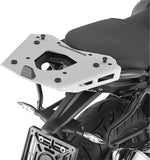 Monokey Trekker Alaska Aluminium Top Case - 56 Lt 6Kg For Original Rack Trekker Alaska Aluminium - Givi Compatible With Bmw R 1200 Rs (2015-2018)