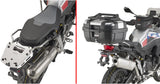 Monokey Trekker Outback Evo Smart Black Aluminium Top Case - 58 Lt Trekker Outback Evo Smart Aluminium - Givi Compatible With Bmw F 900 Gs Adventure (2024)