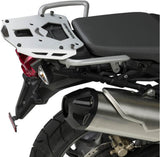 Monokey Trekker Alaska Black Aluminium Top Case - 44 Lt 6Kg Trekker Alaska Aluminium - Givi Compatible With Triumph Tiger 800 Xc - Xr (2018-2019)