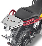 Monokey Trekker Black Aluminium Top Case - 46 Lt 6Kg Trekker Aluminium - Givi Compatible With Moto Guzzi V85 Tt (2019-2023)