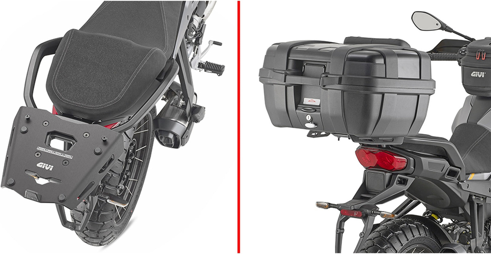 Monokey Trekker Lite Black Top Case - 35 Lt Trekker Lite Technopolymer - Givi Compatible With Moto Guzzi Stelvio 1000 (2024)