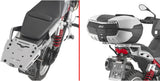 Monokey Trekker Outback Evo Smart Black Aluminium Top Case - 58 Lt Trekker Outback Evo Smart Aluminium - Givi Compatible With Moto Guzzi V85 Tt (2024)