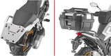 Monokey Trekker Black Aluminium Top Case - 46 Lt 6Kg Trekker Aluminium - Givi Compatible With Kove Moto 510 X (2024)