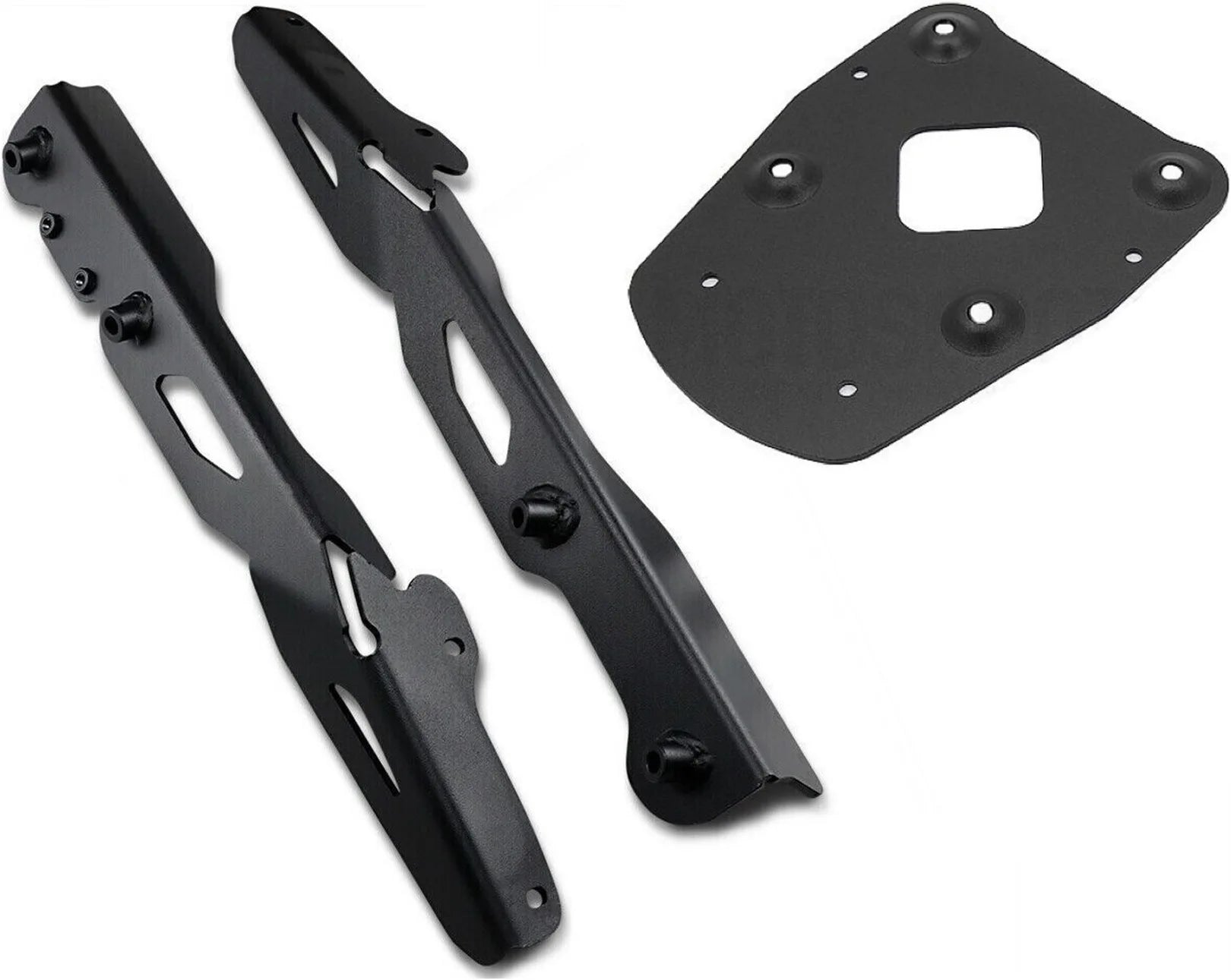 Monokey Trekker Dolomiti Black Aluminium Side Cases - 72 Lt Trekker Dolomiti Aluminium - Givi Compatible With Ktm 790 Adventure (2019-2020)