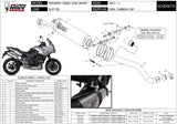 Exhaust Tip With Noise Certification Oval Carbon Carbon - Mivv Compatible With Triumph Tiger 1050 Sport (2017-2020)