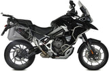 Exhaust Tip With Noise Certification Dakar Steel Black - Mivv Compatible With Triumph Tiger 1200 Gt - Rally (2021-2024)
