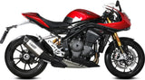 Exhaust Tip With Noise Certification Sr-1 Titanium - Mivv Compatible With Triumph Speed Triple 1200 Rr - Rs (2021-2024)