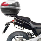 Corium Black Side Bags - 26 Lt Corium Nylon - Givi Compatible With Yamaha Mt-03 660 (2006-2014)