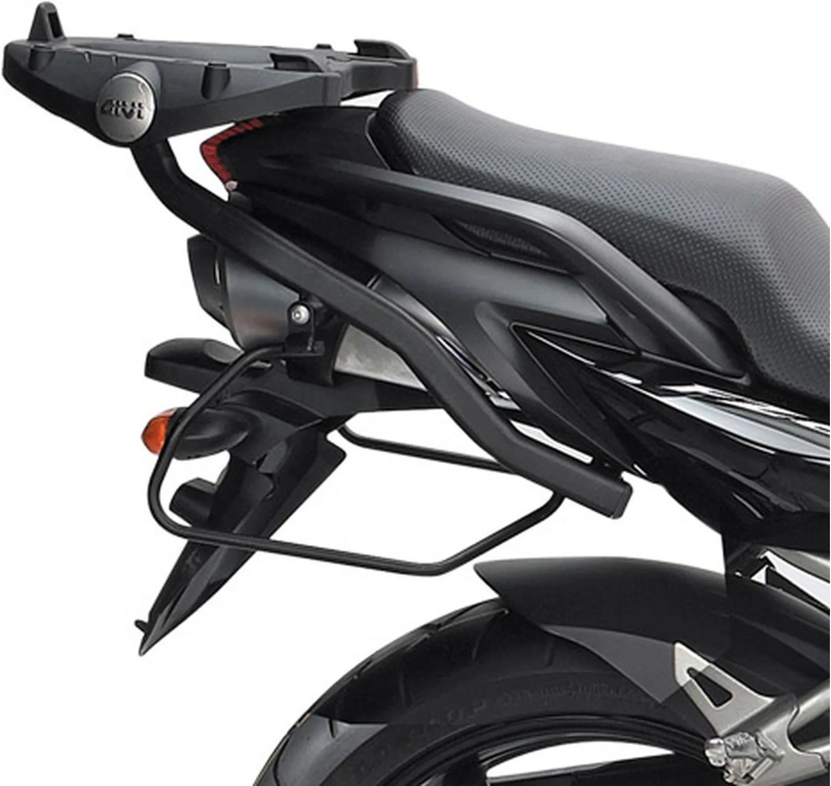 Black Side Bags - 60 Lt Nylon - Givi Compatible With Yamaha Fz-6 - Fazer (2004-2006)