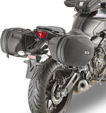 Black Top Case + Side Bags - 84 Lt Technopolymer - Givi Compatible With Yamaha Mt-07 (2018-2020)