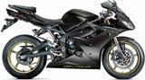 Exhaust Tip With Noise Certification Tiburon Carbon Look - Gpr Compatible With Triumph Daytona 675 (2009-2012)