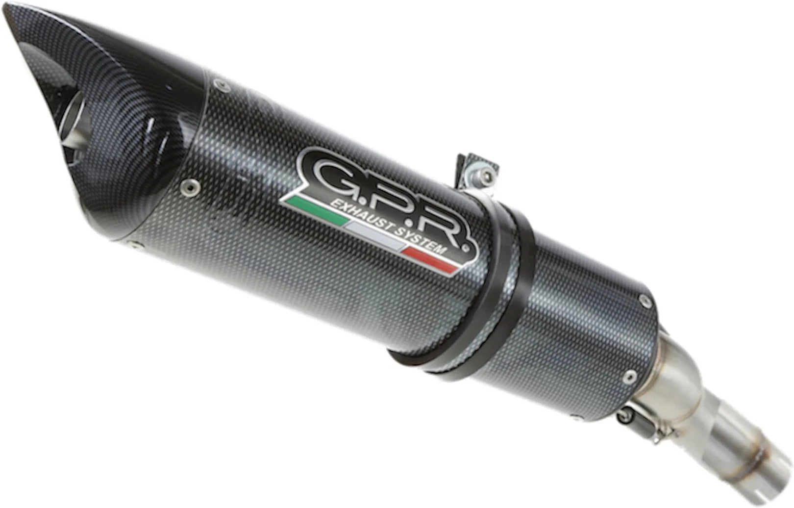 Exhaust Tip With Noise Certification Tiburon Carbon Look - Gpr Compatible With Benelli Tre 899 K (2006-2016)