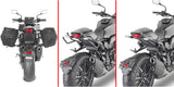Black Side Bags - 60 Lt Nylon - Givi Compatible With Honda Cb 1000 R (2018-2020)