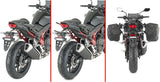 Black Side Bags - 60 Lt Nylon - Givi Compatible With Honda Cb 500 Hornet (2024)