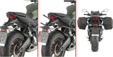 Corium Black Side Bags - 26 Lt Corium Nylon - Givi Compatible With Honda Cbr 650 R (2021-2023)
