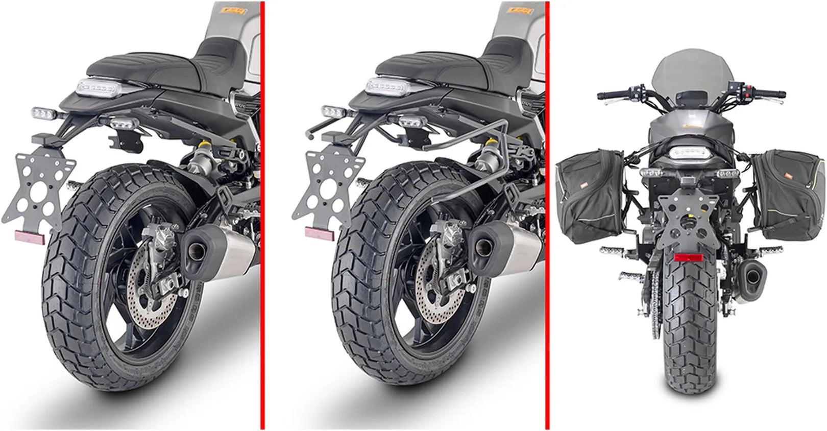 Rapid Release Holder Remove-X For Side Bags - Givi Compatible With Benelli Leoncino 800 (2022-2024)