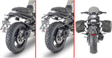 Corium Black Side Bags - 26 Lt Corium Nylon - Givi Compatible With Benelli Leoncino 800 (2022-2024)