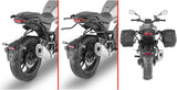 Black Side Bags - 60 Lt Nylon - Givi Compatible With Voge Trofeo 500 Ac (2022-2024)