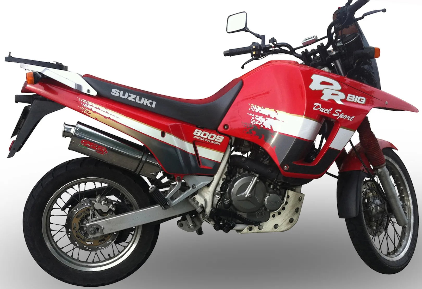 Exhaust Tip With Noise Certification Trioval Stainless Steel - Gpr Compatible With Suzuki Dr Big 800 (1990-1991)