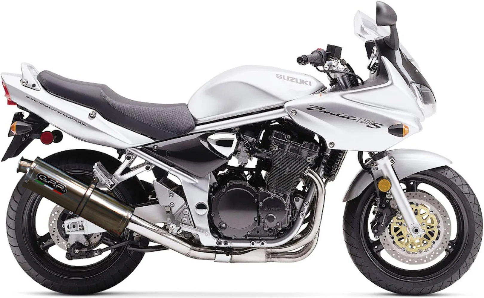 Exhaust Tip With Noise Certification Trioval Stainless Steel - Gpr Compatible With Suzuki Gsf 1200 Bandit - S (2005-2006)