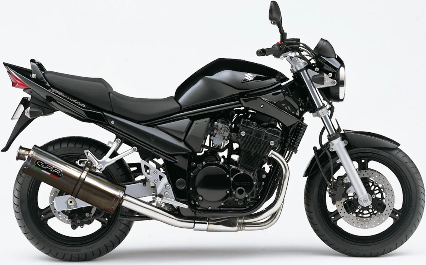 Catalytic Exhaust Tip With Sound Certification Trioval Stainless Steel - Gpr Compatible With Suzuki Gsf 650 Bandit - S (2005-2006)