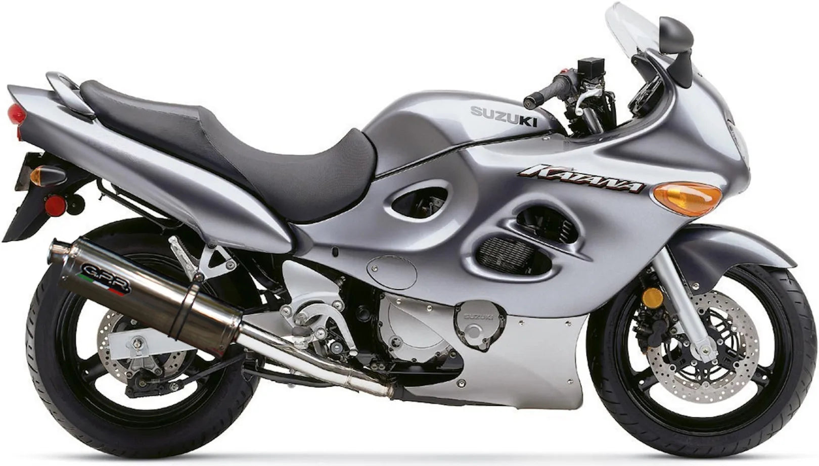 Exhaust Tip With Noise Certification Trioval Stainless Steel - Gpr Compatible With Suzuki Gsx 750 F (1998-2004)
