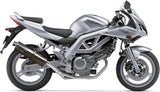 Catalytic Exhaust Tip With Sound Certification Trioval Stainless Steel - Gpr Compatible With Suzuki Sv 650 - S (2003-2010)