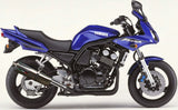 Exhaust Tip With Noise Certification Trioval Stainless Steel - Gpr Compatible With Yamaha Fzs 1000 Fazer (2001-2005)