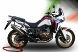 Exhaust Tip With Noise Certification Trioval Stainless Steel - Gpr Compatible With Honda Crf 1000 L Africa Twin (2015-2017)