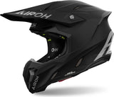 Off-Road Motorcycle Helmet Airoh Twist 3 - Tw311 Thermoplastic Hrt Matte Black Color Size L