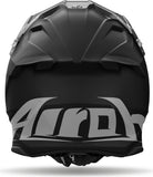 Off-Road Motorcycle Helmet Airoh Twist 3 - Tw311 Thermoplastic Hrt Matte Black Color Size Xxl