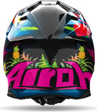 Off-Road Motorcycle Helmet Airoh Twist 3 - Tw3Tam35 Thermoplastic Hrt Gloss Amazonia Size M