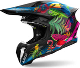 Off-Road Motorcycle Helmet Airoh Twist 3 - Tw3Tam35 Thermoplastic Hrt Gloss Amazonia Size Xs