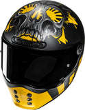 Full-Face Motorcycle Helmet Hjc V10 Advanced Fiberglass Composite Mc3Sf Crania Size 07 S
