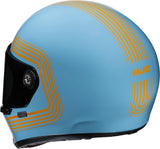 Full-Face Motorcycle Helmet Hjc V10 Advanced Fiberglass Composite Mc27 Foni Size 08 M