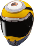 Full-Face Motorcycle Helmet Hjc V10 Advanced Fiberglass Composite Mc3 Stuart Minions Size 11 Xxl