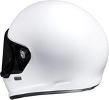 Full-Face Motorcycle Helmet Hjc V10 Advanced Fiberglass Composite White Size 09 L