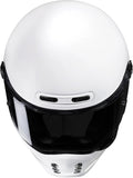 Full-Face Motorcycle Helmet Hjc V10 Advanced Fiberglass Composite White Size 10 Xl