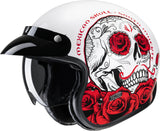 Urban Motorcycle Helmet Hjc V31 Advanced Fiberglass Composite Mc1 Desto Size 07 S