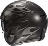 Urban Motorcycle Helmet Hjc V31 Advanced Fiberglass Composite Mc5 Firo Size 09 L