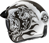 Urban Motorcycle Helmet Hjc V31 Advanced Fiberglass Composite Mc5 Flame Size 10 Xl