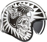 Urban Motorcycle Helmet Hjc V31 Advanced Fiberglass Composite Mc5 Flame Size 11 Xxl