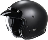 Urban Motorcycle Helmet Hjc V31 Advanced Fiberglass Composite Semi Flat Black Size 10 Xl