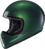 Full-Face Motorcycle Helmet Hjc V60 Advanced Fiberglass Composite Deep Green Size 06 Xs