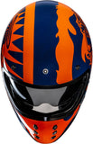 Full-Face Motorcycle Helmet Hjc V60 Advanced Fiberglass Composite Mc27 Flame Size 09 L