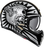 Full-Face Motorcycle Helmet Hjc V60 Advanced Fiberglass Composite Mc9 Flame Size 07 S