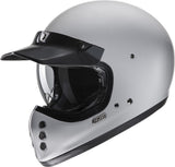 Full-Face Motorcycle Helmet Hjc V60 Advanced Fiberglass Composite Grey Size 10 Xl