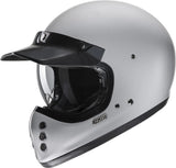 Full-Face Motorcycle Helmet Hjc V60 Advanced Fiberglass Composite Grey Size 10 Xl