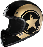 Full-Face Motorcycle Helmet Hjc V60 Advanced Fiberglass Composite Mc9 Nyx Size 09 L